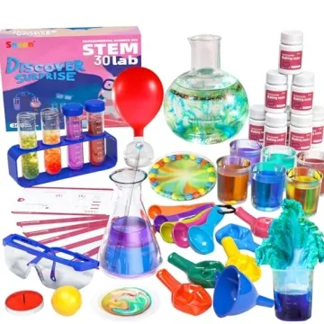 SNAEN Science Kit with 180+ Science Lab Experiments,DIY STEM Educational Learning Scientific Tools f...