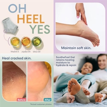 Dr. Frederick's Moisturizing Heel Socks for Cracked Heels