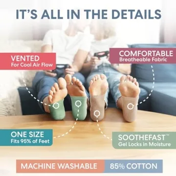 Dr. Frederick's Moisturizing Heel Socks for Cracked Heels