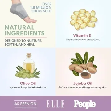 Dr. Frederick's Moisturizing Heel Socks for Cracked Heels