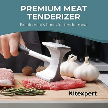 KITEXPERT Meat Tenderizer Hammer for Easy Cooking