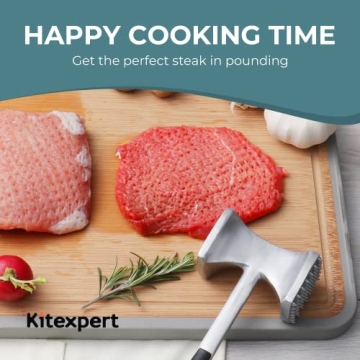 KITEXPERT Meat Tenderizer Hammer for Easy Cooking