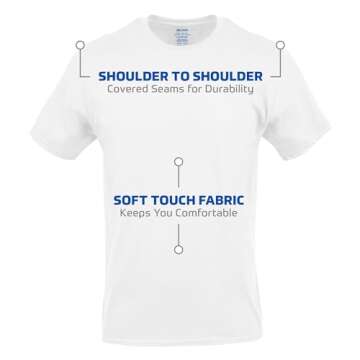 Gildan Men's Crew T-Shirts Multipack - Soft Cotton Comfort