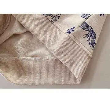 Baby Boys Crewneck Sweatshirts,Cute Long Sleeve Shirt Fall Clothes Outfits Bear 2T