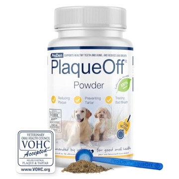 ProDen PlaqueOff Powder for Pets - Freshen Breath & Clean Teeth