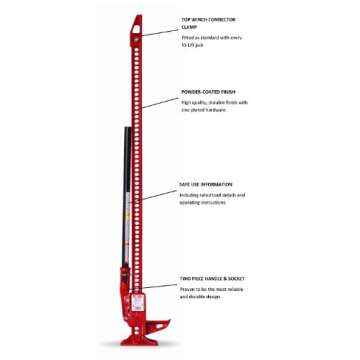 Hi-Lift Jack HL-485 48" Red All Cast Jack