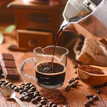 Double Spouts Measuring Triple Pitcher Set for Baristas