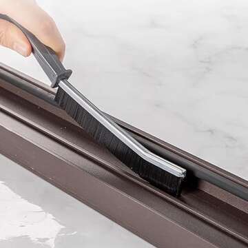 Bestylez 5PCS Crevice Cleaning Brush Skinny Hard Bristle Fine Gap Brush Multifunction Grout Brushes for Dead Corner Groove Tiles Gap