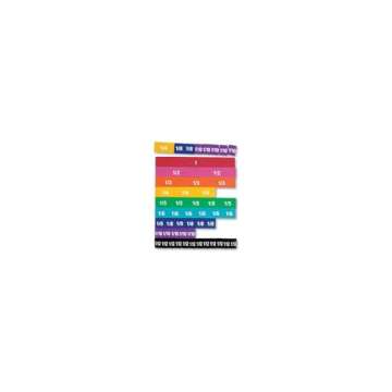 Learning Resources Magnetic Rainbow Fraction Tiles, Visual/Tactile Learning, Soft Foam Magnetic Tile...