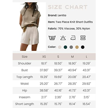 Lentta Women's Sweater Sets - Stylish Two Piece Knit Outfit