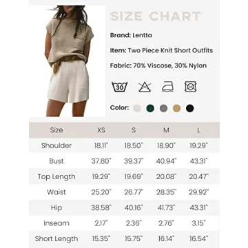 Lentta Women's Sweater Sets - Stylish Two Piece Knit Outfit