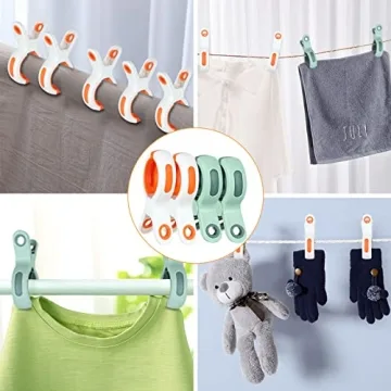 Durable Beach Towel Clips for Outdoor Adventures