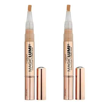 L'Oreal Paris Magic Lumi Highlighter Concealer, Light 0.05 oz (Pack of 2)