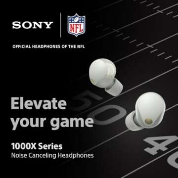 Sony WF-1000XM5 The Best Truly Wireless Noise Cancelling Earbuds Headphones, Bluetooth WF XM5 Earbud...