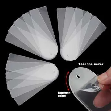 Artistic RAHATA Acrylic Blank Bookmarks - 50pcs Clear