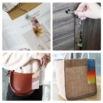 Artistic RAHATA Acrylic Blank Bookmarks - 50pcs Clear