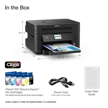 Epson WorkForce WF-2960 All-in-One Printer for Home & Office