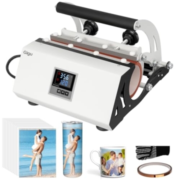 Gigu Tumbler Heat Press Ideal for Custom Sublimation Gifts