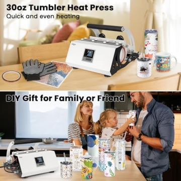 Gigu Tumbler Heat Press Ideal for Custom Sublimation Gifts