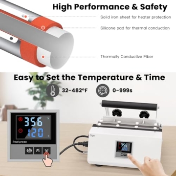 Gigu Tumbler Heat Press Ideal for Custom Sublimation Gifts