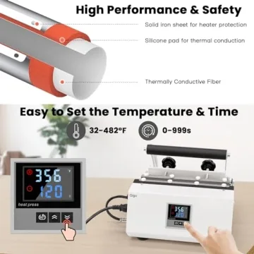 Gigu Tumbler Heat Press Ideal for Custom Sublimation Gifts