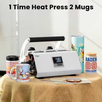 Gigu Tumbler Heat Press Ideal for Custom Sublimation Gifts