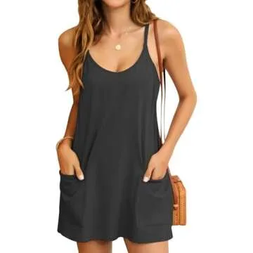 Ebifin Women's Summer Mini Dress - Casual Workout & Tennis Dress