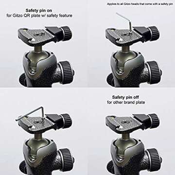 Gitzo Lightweight Series 2 Traveler Carbon Fiber Tripod with Center Ball Head, Silver & Black (GK2545T-82QDUS)