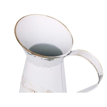 Charming Rustic Shabby Chic Metal Flower Vase