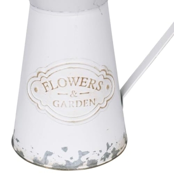 Charming Rustic Shabby Chic Metal Flower Vase