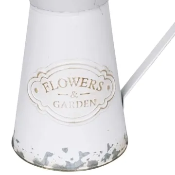 Charming Rustic Shabby Chic Metal Flower Vase