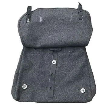 YBRR M31 Woolen Cloth Bread Bag Replica WW2 Tactical Bag Outdoor Camping Pouch, Gray