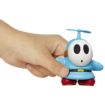 Super Mario Blue Shy Guy Poseable Figure for Kids & Collectors