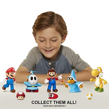 Super Mario Blue Shy Guy Poseable Figure for Kids & Collectors