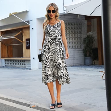 CAMSSOO Stylish Block Heel Open Toe Mules Sandals