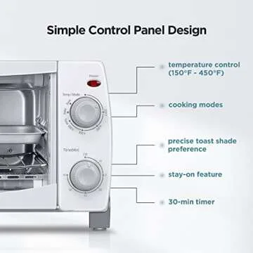 COMFEE' 3-in-1 Compact Toaster Oven for Small Spaces