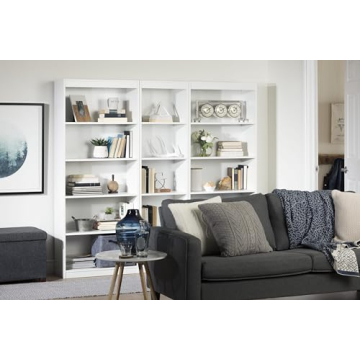 Stylish South Shore Axess 5-Shelf Narrow Bookcase