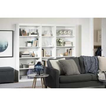 Stylish South Shore Axess 5-Shelf Narrow Bookcase