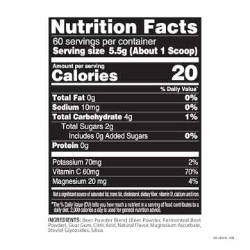 Nature Fuel Power Beets Powder - Energy & Stamina Boost