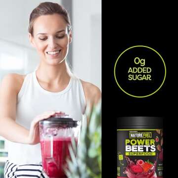 Nature Fuel Power Beets Powder - Energy & Stamina Boost