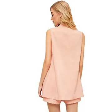 Milumia Women's Stylish 2-Piece Blazer and Shorts Set