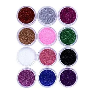 NYK1 Ultra Fine Glitter Pots - Perfect for Face, Hair & Crafts