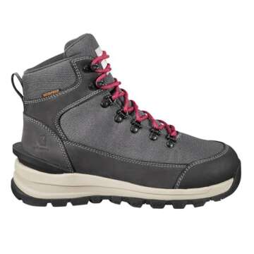 Carhartt Women's Gilmore Waterproof 6" Soft Toe Hiking Boot in Dark Grey