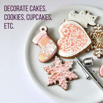 Airbrush Cake Color Set - 12 Vibrant Colors, 20ml