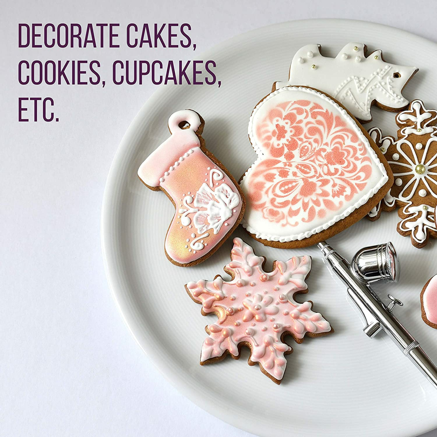 Airbrush Cake Color Set - 12 Vibrant Colors, 20ml