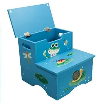 Fantasy Fields Froggy Kids Step Stool with Storage