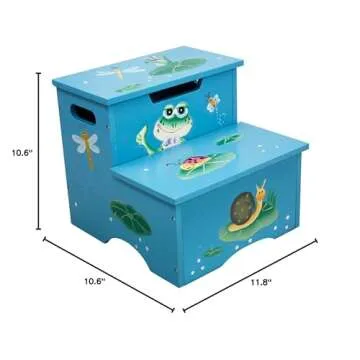 Fantasy Fields Froggy Kids Step Stool with Storage