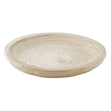 Elegant Paulownia Wood Bowl for Decor and Serving