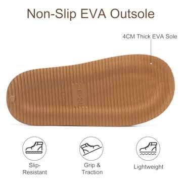 GOEWY Women's Cozy Memory Foam Slippers for All Occasions