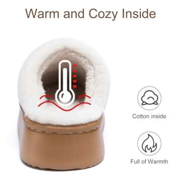 GOEWY Women's Cozy Memory Foam Slippers for All Occasions